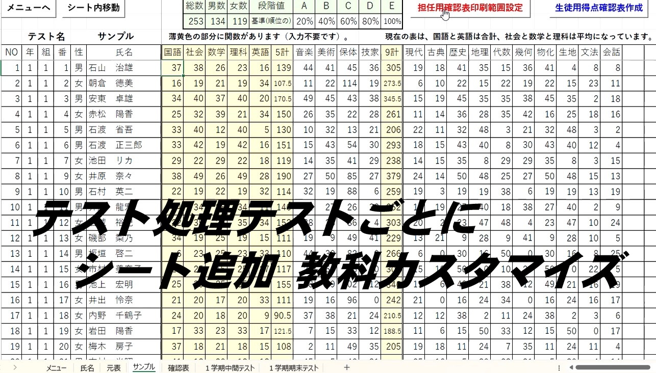 テスト処理